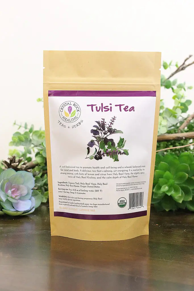 Tulsi Tea Bag 20 ct Organic - Marilyn's Marketplace