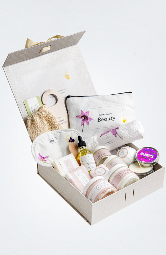 A Special Day Gift, Birthday Gift Basket, Lavender Natural Bath & Body - Marilyn's Marketplace