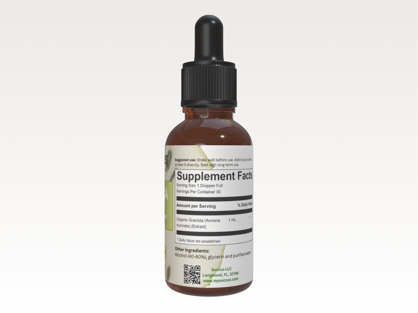 Soursop (Graviola) Tincture - Immune System - Marilyn's Marketplace