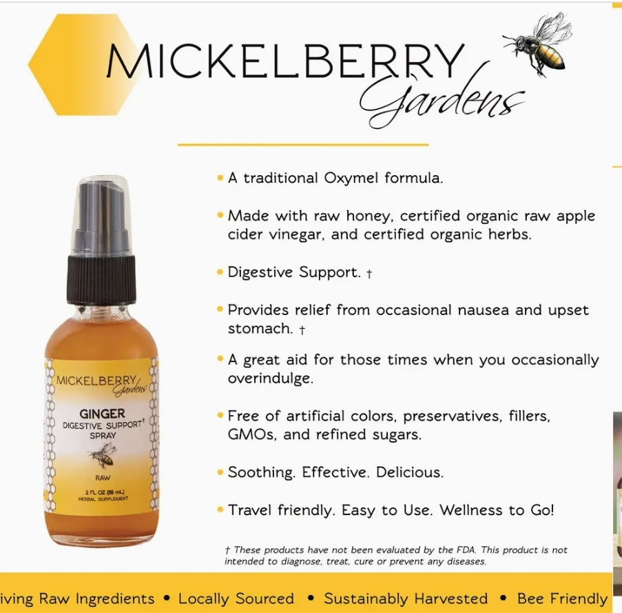 Ginger Digestive Support Spray - 2oz - Marilyn's Marketplace