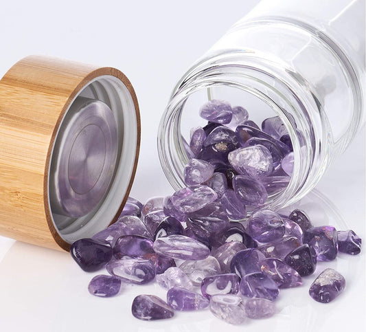 Amethyst Crystal Elixir Infused Water Bottle - Marilyn's Marketplace