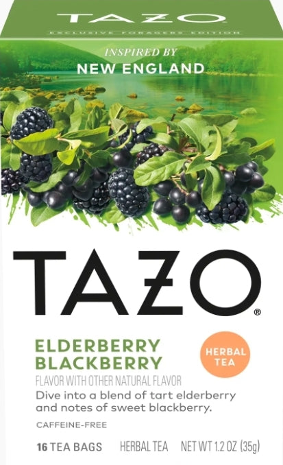 TAZO - Elderberry Blackberry Tea Bags - 16ct - Marilyn's Marketplace