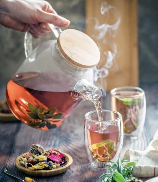 Thermo Glass Teapot 54 Fl Oz | High temperature and shock resistant - Marilyn's Marketplace