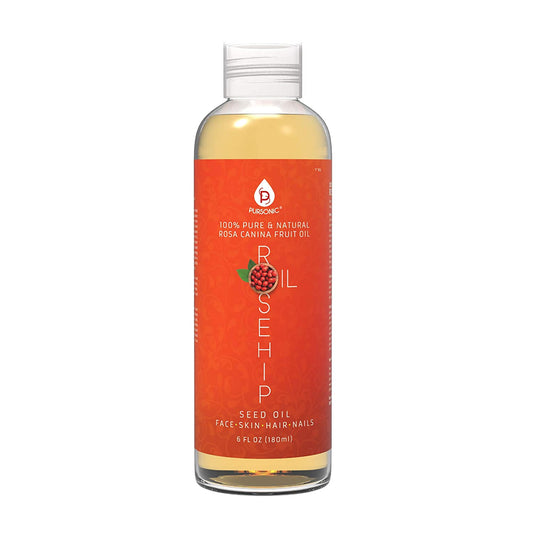 Pure & Natural Cold Pressed Premium Rosehip Seed Oil 6 Oz  -100%