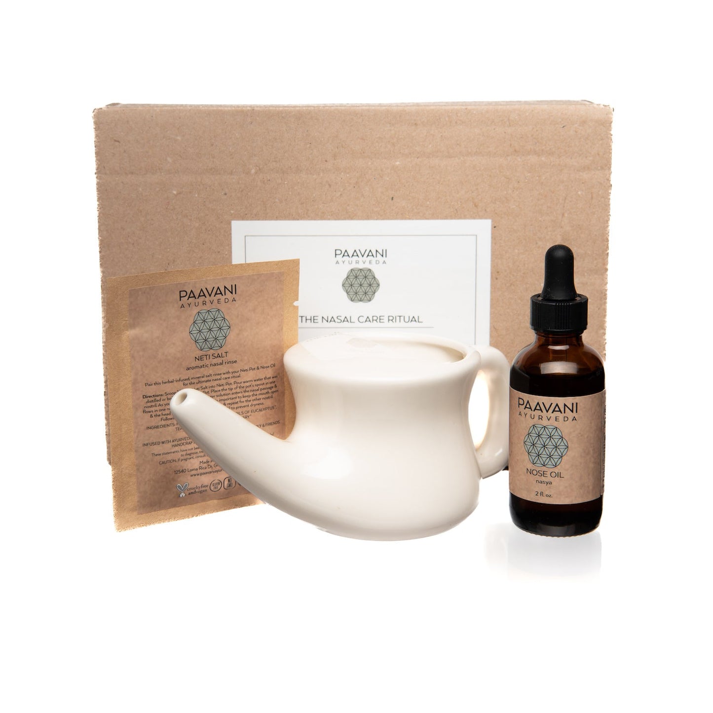 Ayurvedic Neti & Nasya Kit for Sinus Health