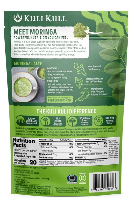 Pure Moringa Powder - 7.4oz - Marilyn's Marketplace