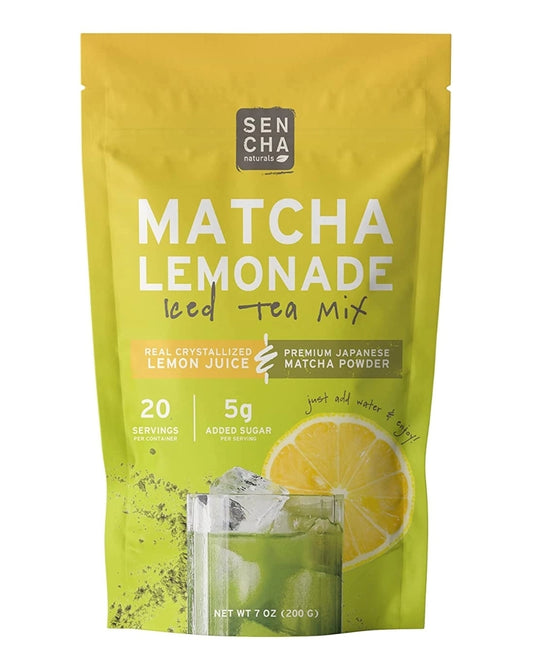 Matcha Iced Tea Mix - Lemonade Flavor- 7oz - Marilyn's Marketplace