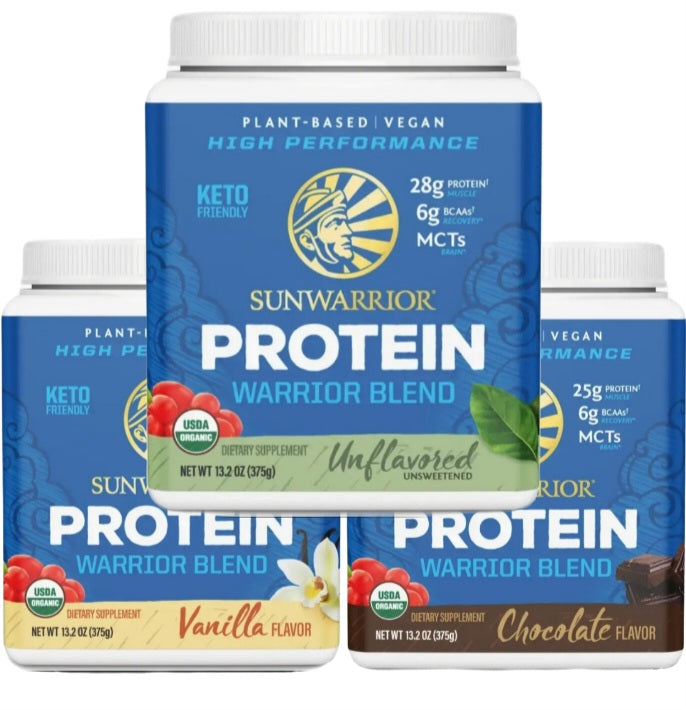 Warrior Blend - 3X SET - Vegan Pea Protein Powder - Marilyn's Marketplace