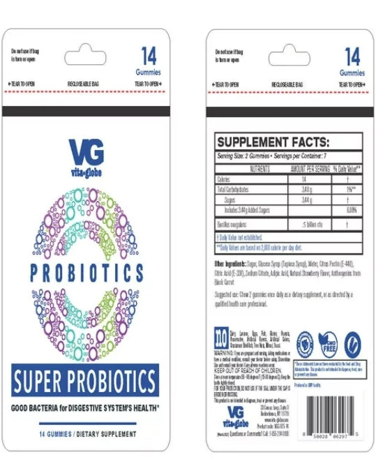 VitaGlobe- Super Probiotics - Gummies - Marilyn's Marketplace