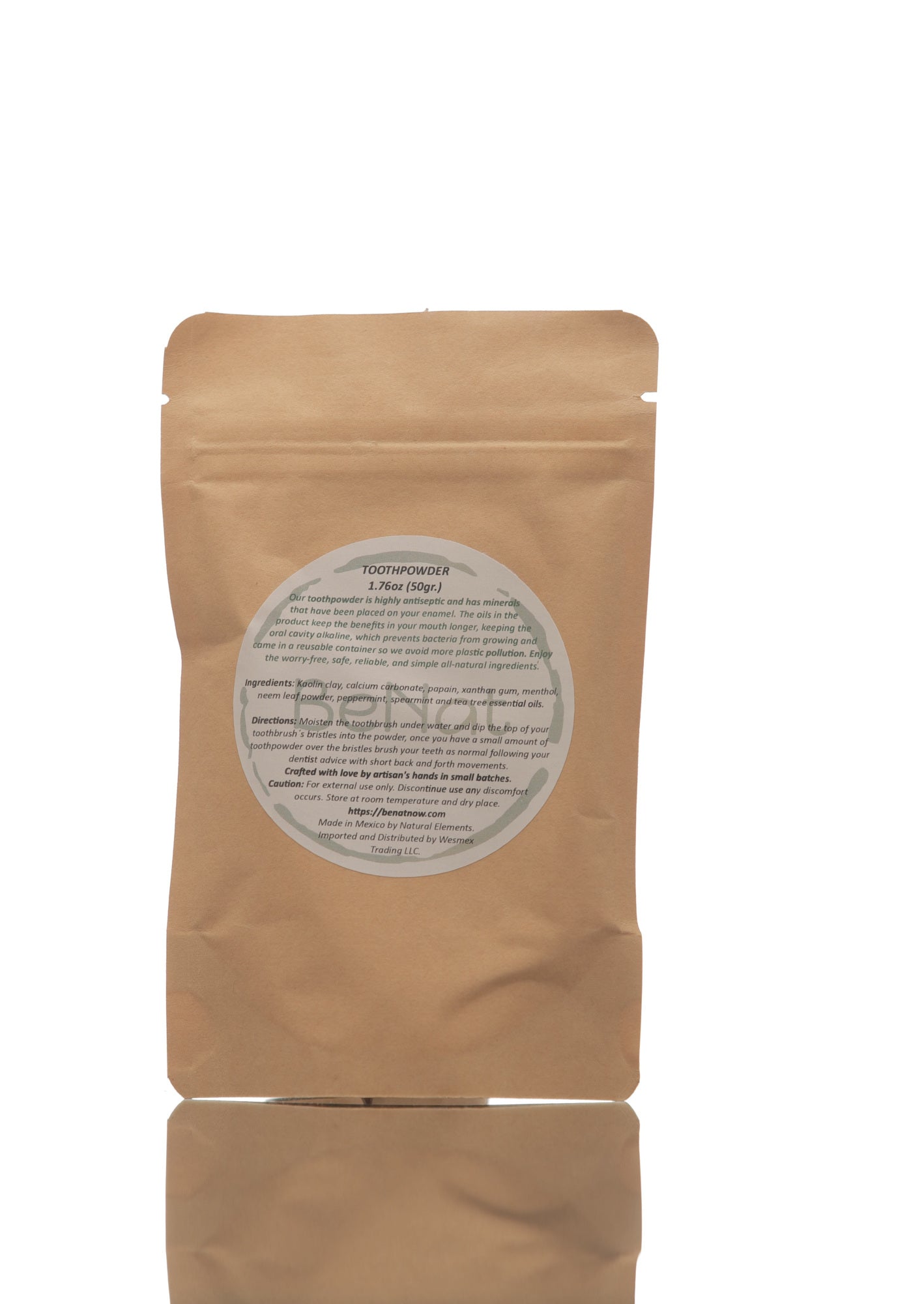 All - Natural Tooth Powder. Eco - Friendly. - Marilyn's Marketplace