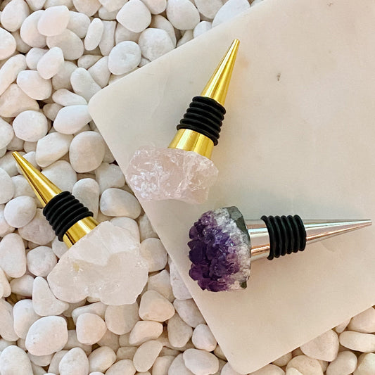 Beauty of Nature Stone Wine Stopper - Marilyn's Marketplace
