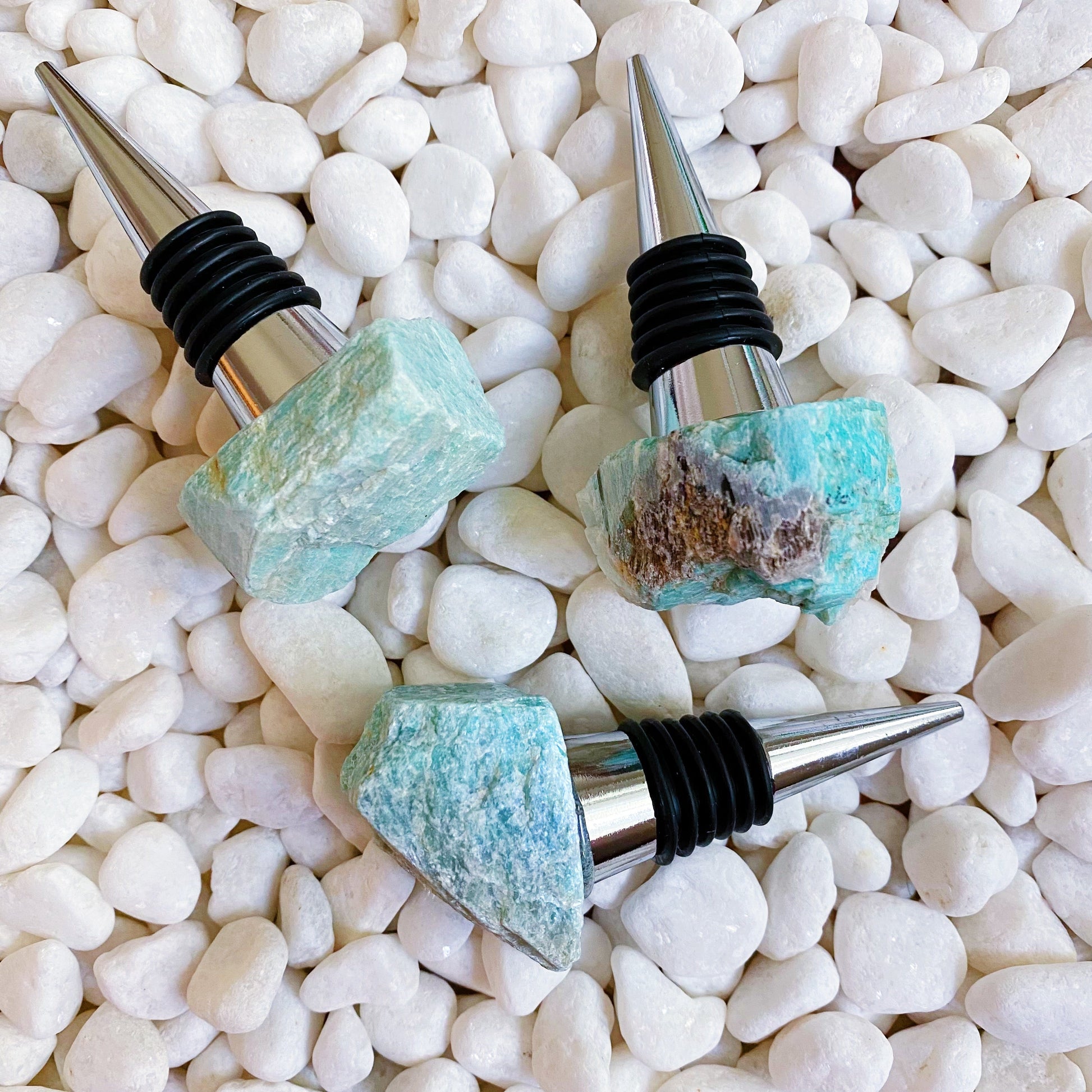 Beauty of Nature Stone Wine Stopper - Marilyn's Marketplace