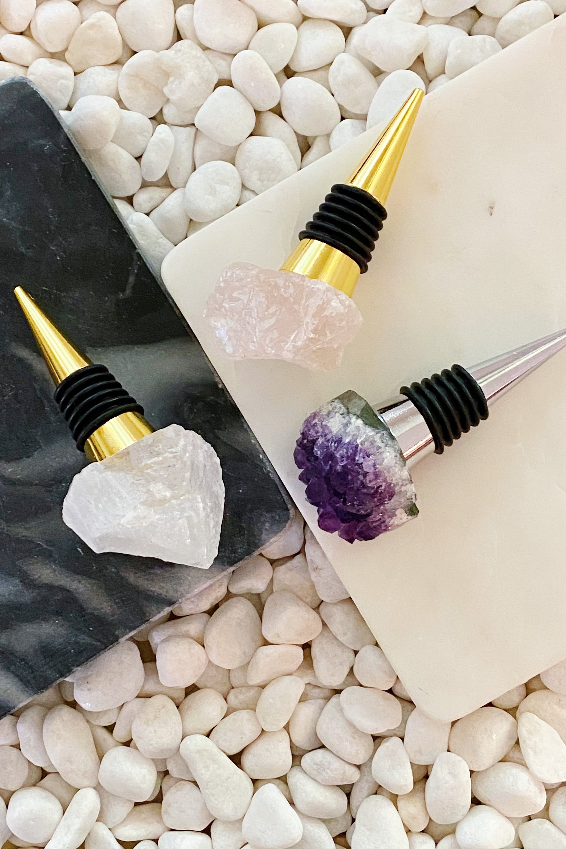 Beauty of Nature Stone Wine Stopper - Marilyn's Marketplace