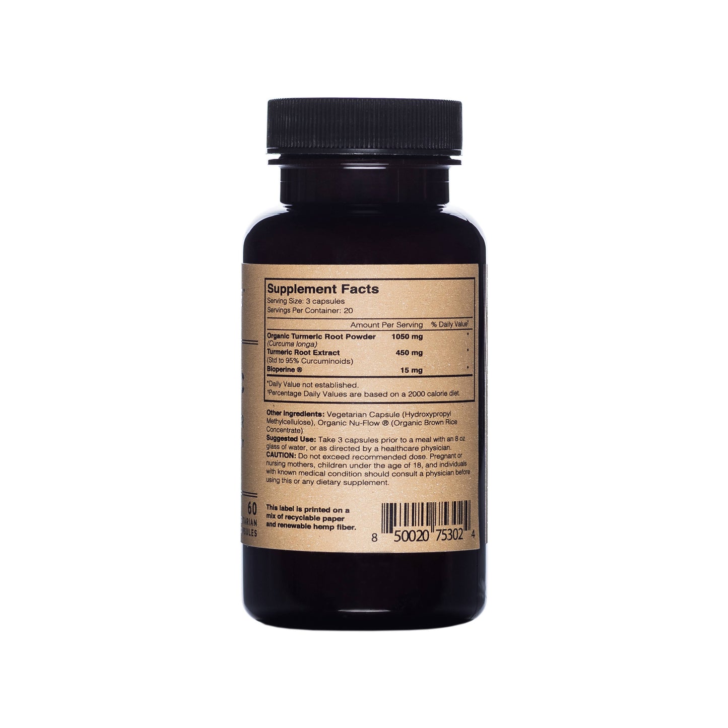 Turmeric + Black Pepper Supplement - Marilyn's Marketplace