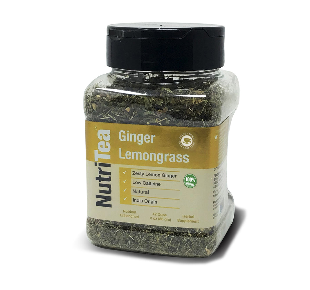 NUTRITEA Natural Lemongrass Full Leaf Tea (Caffeine Free)