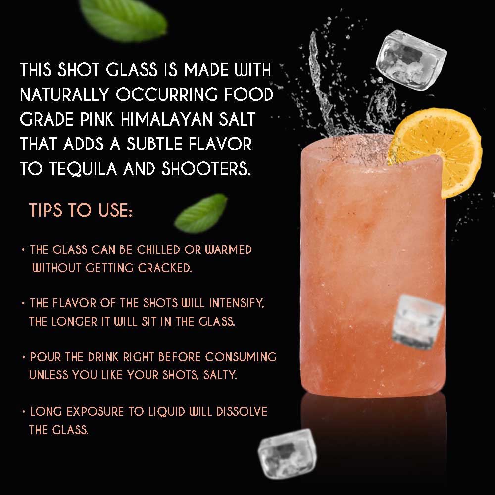 Himalayan Pink Salt Shot Glass - Marilyn's Marketplace