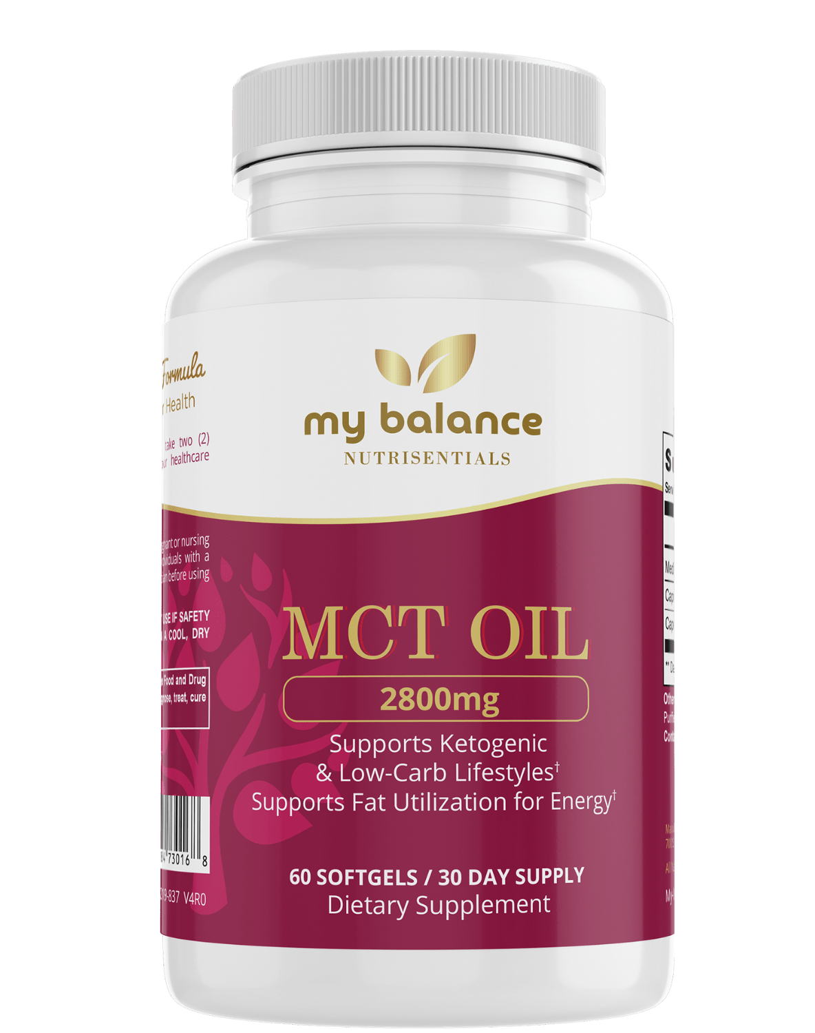 MCT Oil - Medium Chain Triglycerides - Marilyn's Marketplace