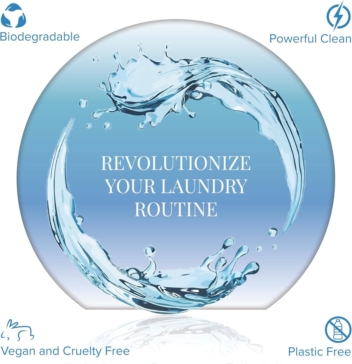 Natural Laundry Detergent Sheets ,Eco Friendly– Fresh Linen Scent - Marilyn's Marketplace