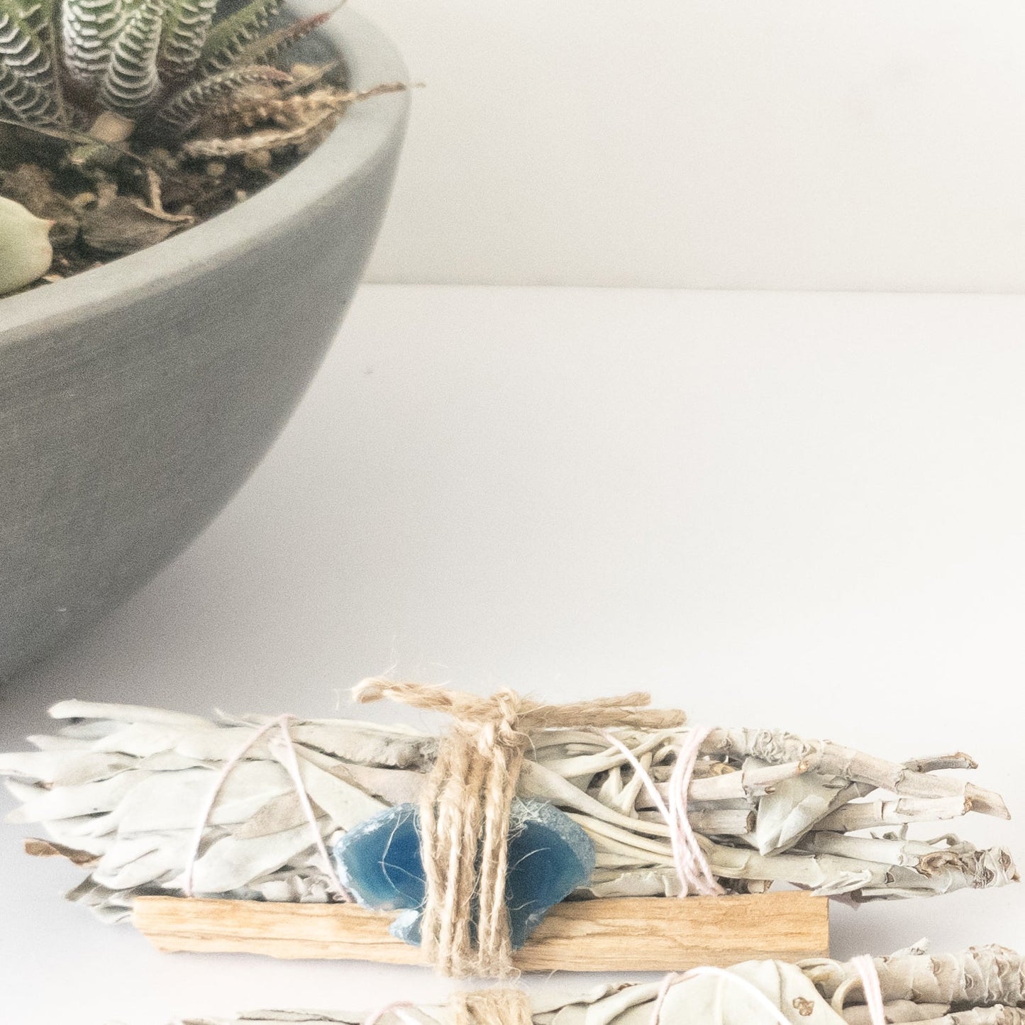Palo Santo, Sage & Crystal Smudging Bundle - Marilyn's Marketplace