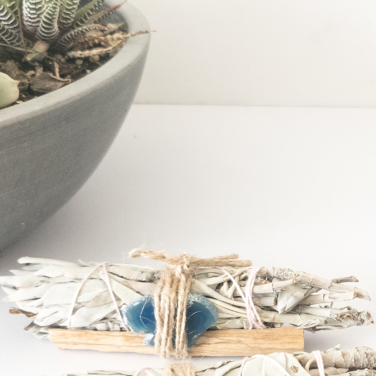 Palo Santo, Sage & Crystal Smudging Bundle - Marilyn's Marketplace
