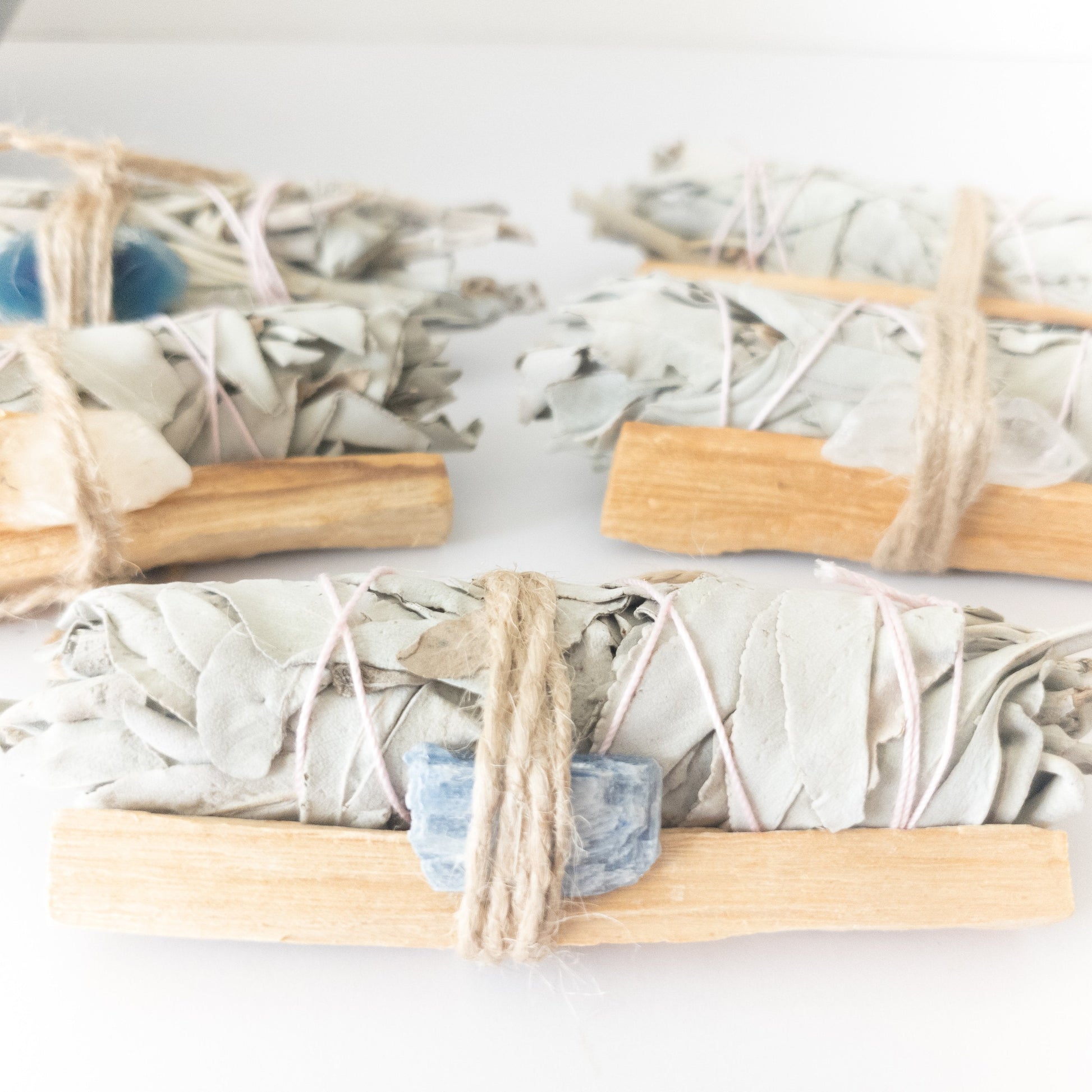 Palo Santo, Sage & Crystal Smudging Bundle - Marilyn's Marketplace