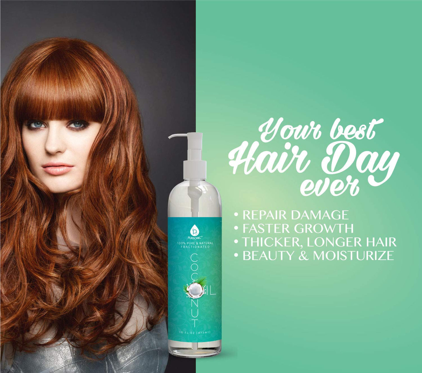 Pure & Natural Fractionated Coconut Oil - 100% - Marilyn's Marketplace