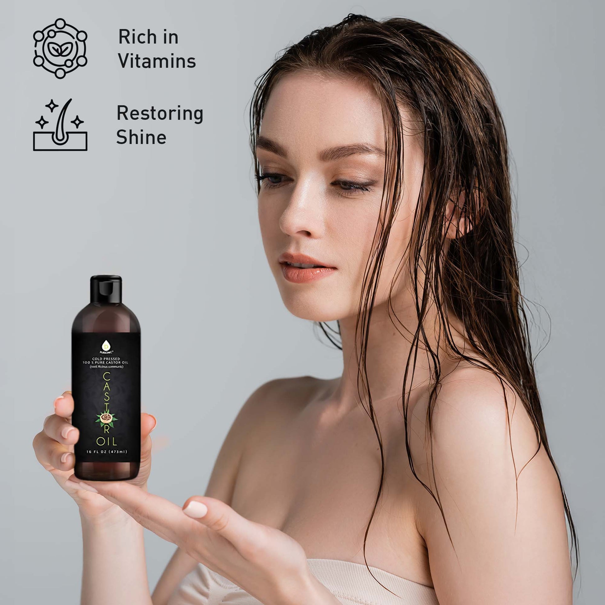 Pursonic Essential Oils & Skin Care Mega Bundle – 100% Pure Golden Jojoba Oil, Rosehip Oil, Sweet Almond Oil, Fractionated Coconut Oil, and Castor Oil - Marilyn's Marketplace