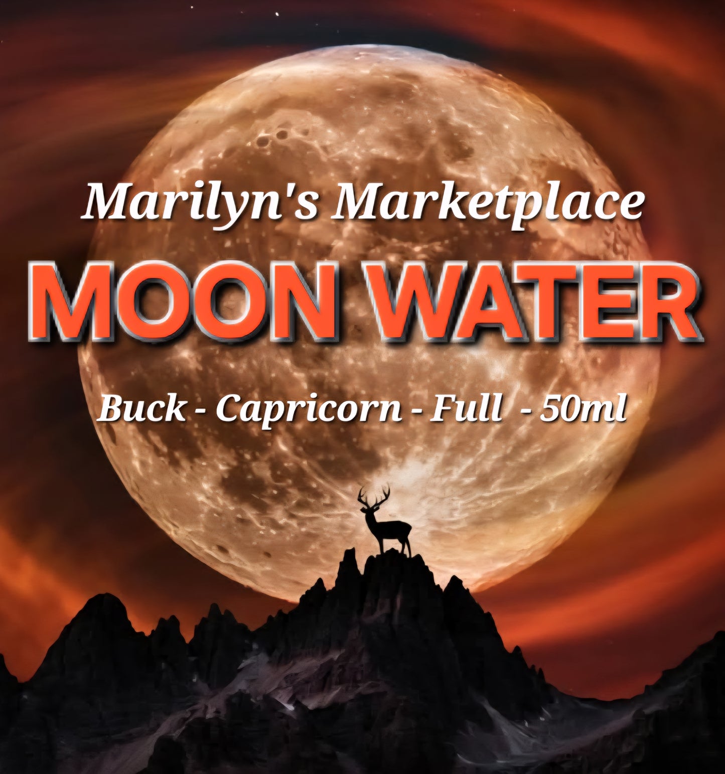 Moon Water- 50ml - Full - Buck Capricorn