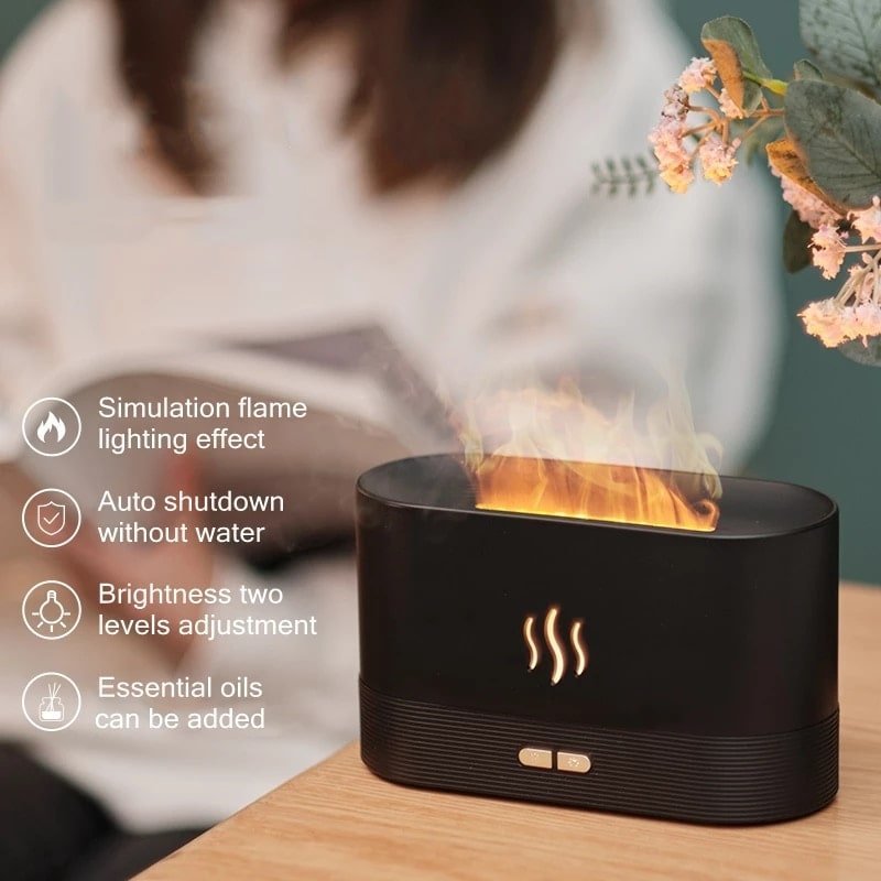 Ultrasonic Usb Fire Essential Oil Aroma Diffuser - Marilyn's Marketplace