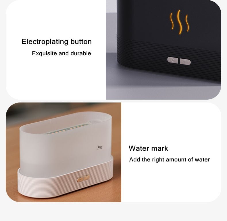 Ultrasonic Usb Fire Essential Oil Aroma Diffuser - Marilyn's Marketplace