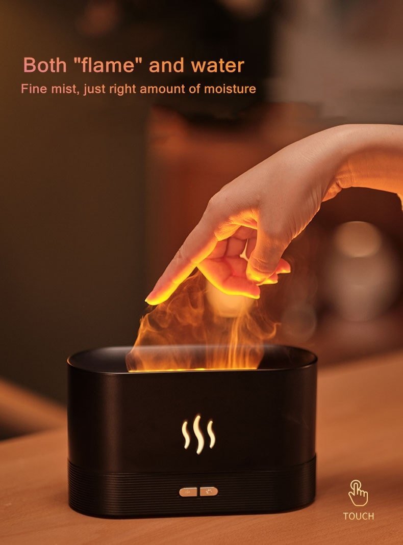 Ultrasonic Usb Fire Essential Oil Aroma Diffuser - Marilyn's Marketplace